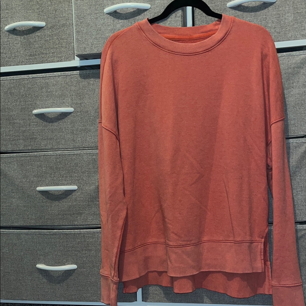 Time and Tru Women's Warm Coral Sweatshirt